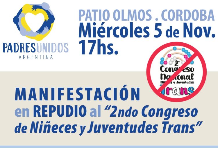 Insistimos: REPUDIO al  “2ndo Congreso de Niñeces y Juventudes Trans” de la Casita trans